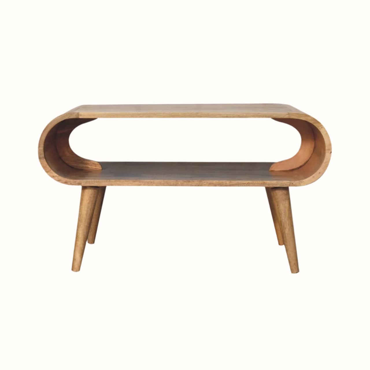 Bokel Home Coffee Tables Laurie Open Coffee Table, Small - Natural