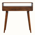 Bokel Home Console Tables Hamade Open Console Table, Medium - Chestnut