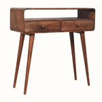 Bokel Home Console Tables Hamade Open Console Table, Medium - Honey Caramel