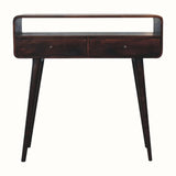 Bokel Home Console Tables Hamade Open Console Table, Medium - Light Walnut