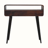 Bokel Home Console Tables Hamade Open Console Table, Medium - Light Walnut