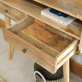 Bokel Home Console Tables Hamade Open Console Table, Medium - Natural