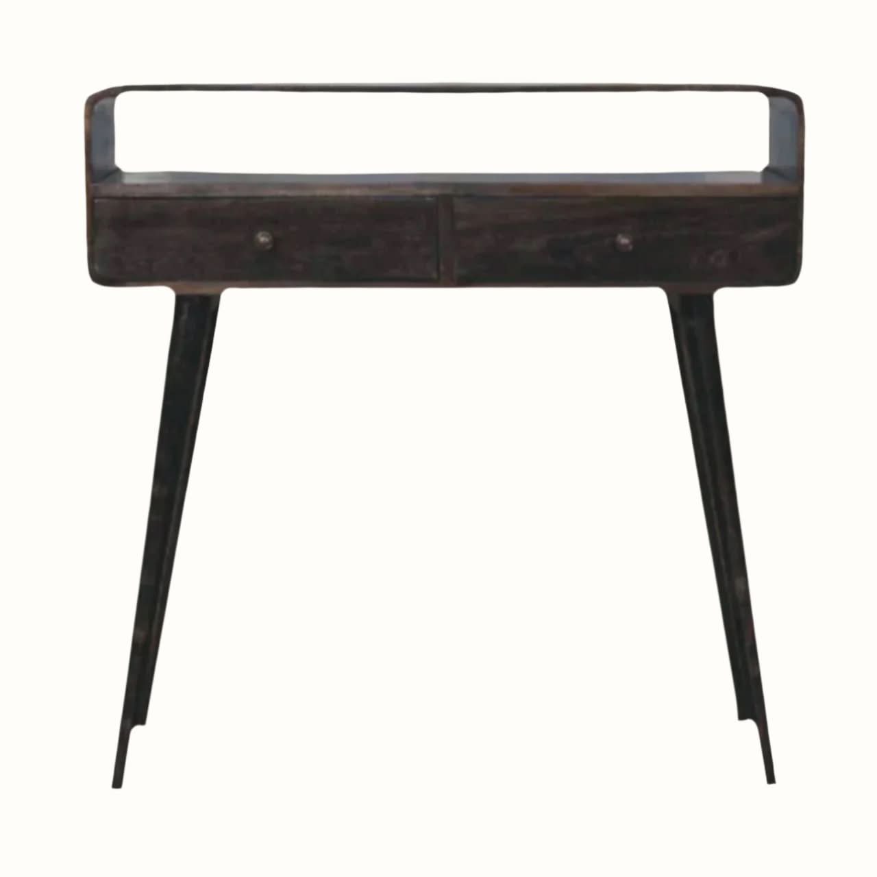 Bokel Home Console Tables Hamade Open Console Table, Medium - Walnut