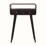 Bokel Home Console Tables Hamade Open Console Table, Small - California Walnut