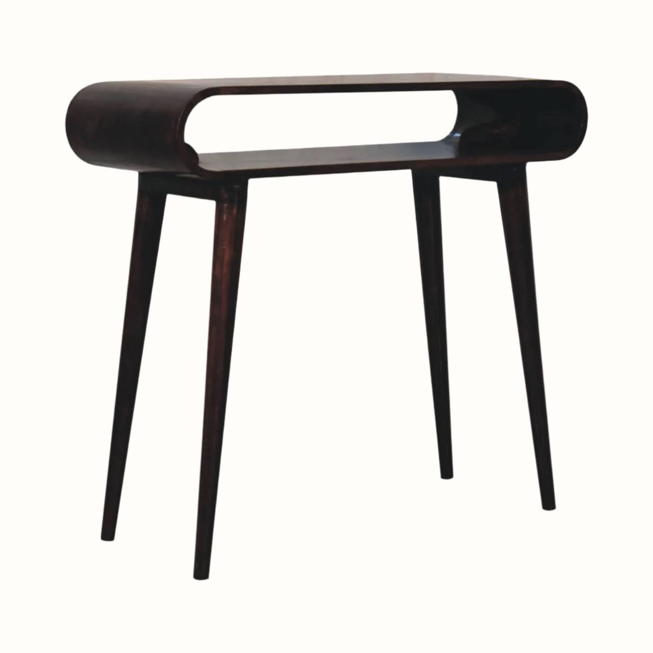 Bokel Home Console Tables Laurie Open Console Table - California Walnut