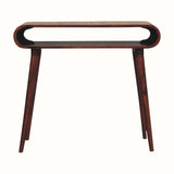 Bokel Home Console Tables Laurie Open Console Table - Chestnut