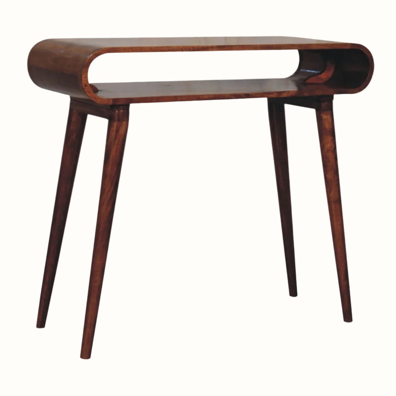 Bokel Home Console Tables Laurie Open Console Table - Honey Caramel