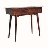 Bokel Home Console Tables Nilson 2 Drawer Console Table, Medium - Chestnut