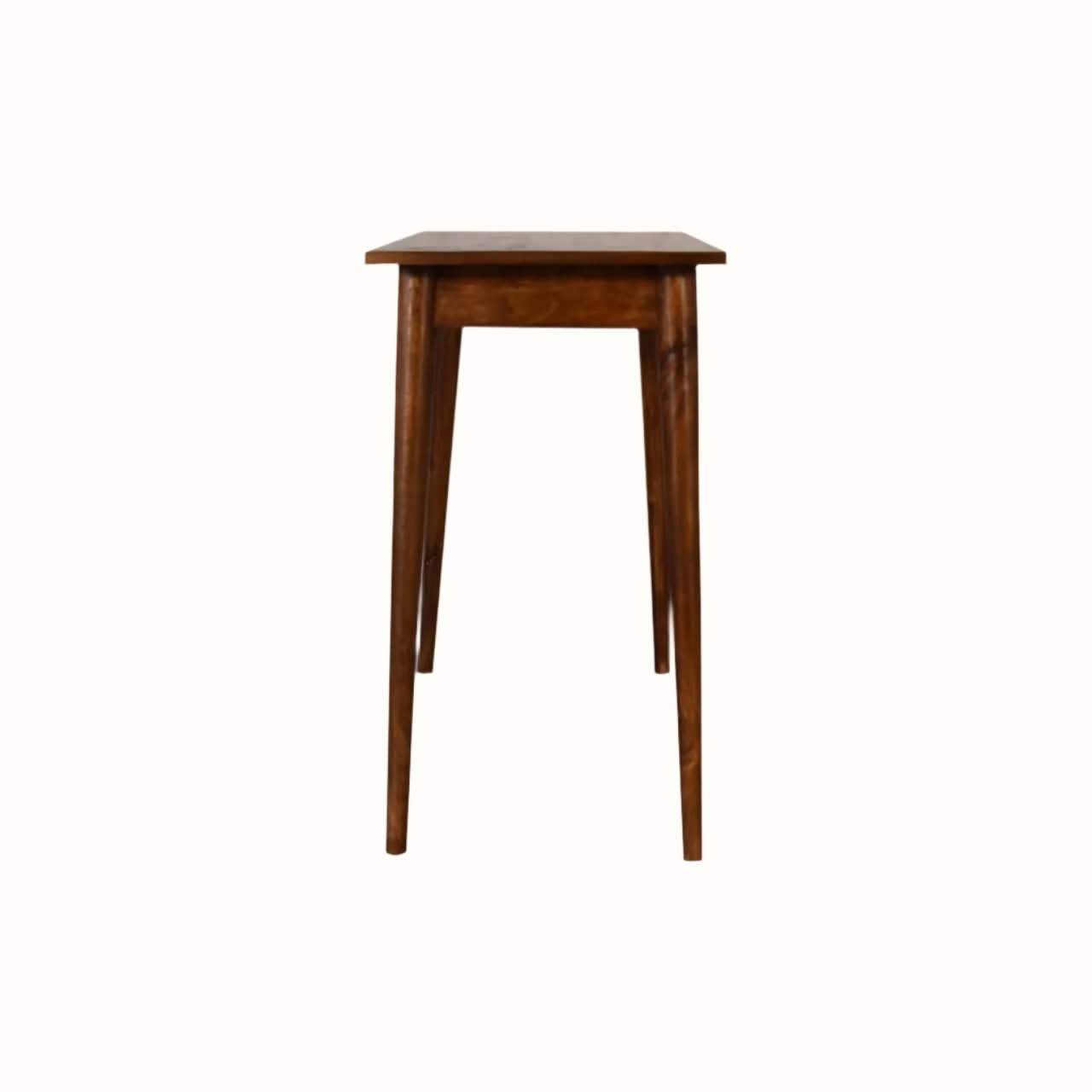 Bokel Home Desks Ellis 2 Drawer Writing Desk, Medium - Chestnut