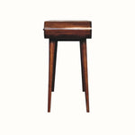 Bokel Home Dressing Tables Merrill Dressing Table with Foldable Mirror, Medium - Chestnut