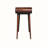 Bokel Home Dressing Tables Merrill Dressing Table with Foldable Mirror, Medium - Chestnut