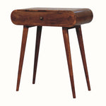 Bokel Home Dressing Tables Merrill Dressing Table with Foldable Mirror, Small - Honey Caramel