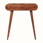 Bokel Home Dressing Tables Merrill Dressing Table with Foldable Mirror, Small - Honey Caramel