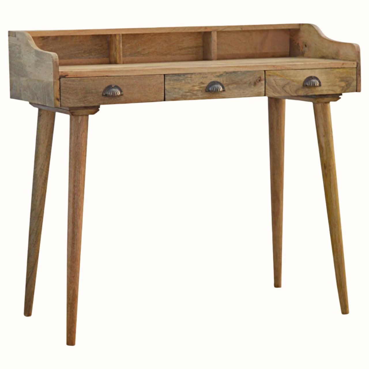 Bokel Home Ellis 3 Drawer Writing Desk - Natural