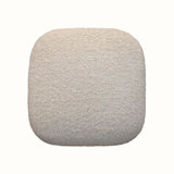 Bokel Home Footstools Boren Cream Bouclé Footstool
