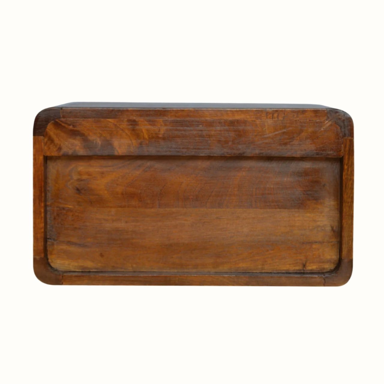 Bokel Home Hamade Open Wall-Mounted Bedside Table, Medium - Chestnut