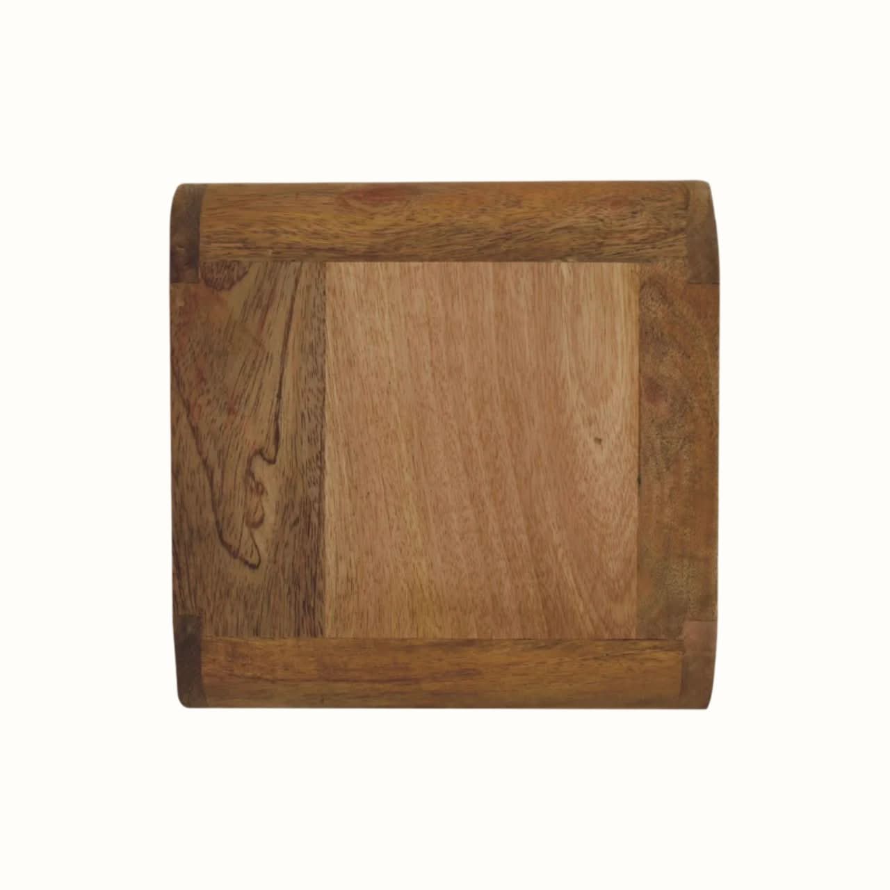 Bokel Home Hamade Wall-Mounted Bedside Table, Small - Natural