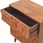 Bokel Home Marina Chest of Drawers, Small - Chestnut