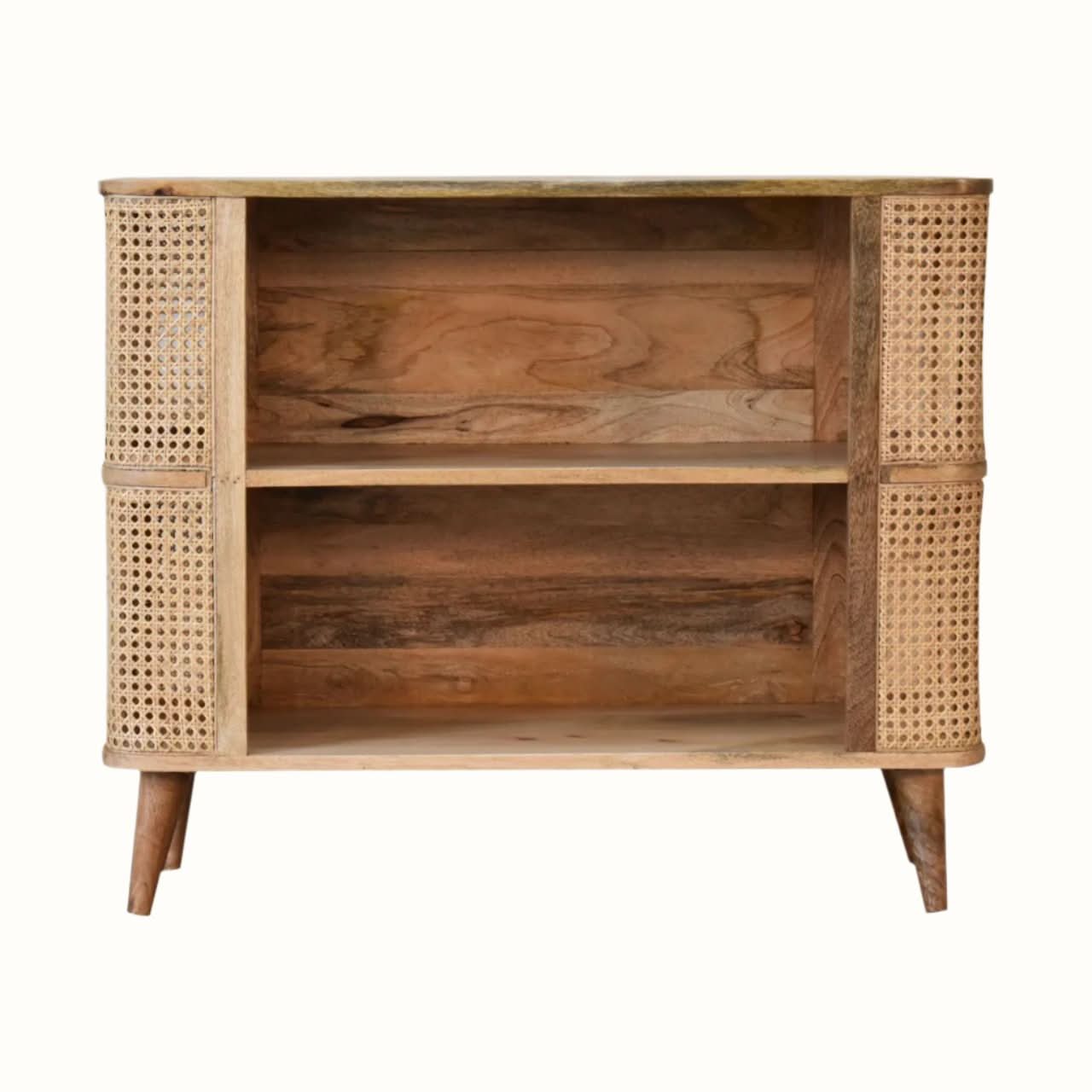 Bokel Home Seeley Open Cabinet, 2 Shelves - Natural