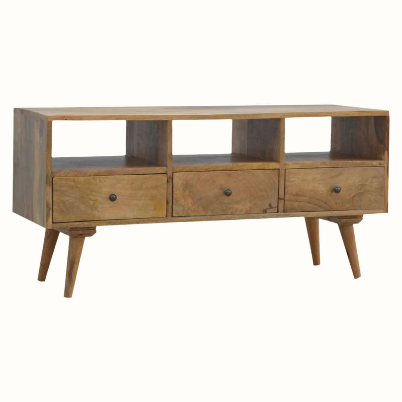 Bokel Home TV Stands Fogel Open Triple Shelf TV Stand - Natural