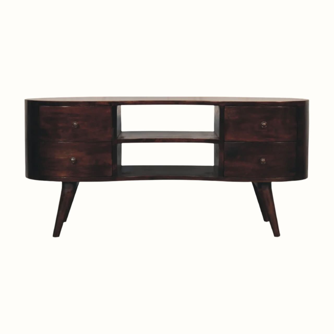 Bokel Home TV Stands Haft Media Unit - Walnut