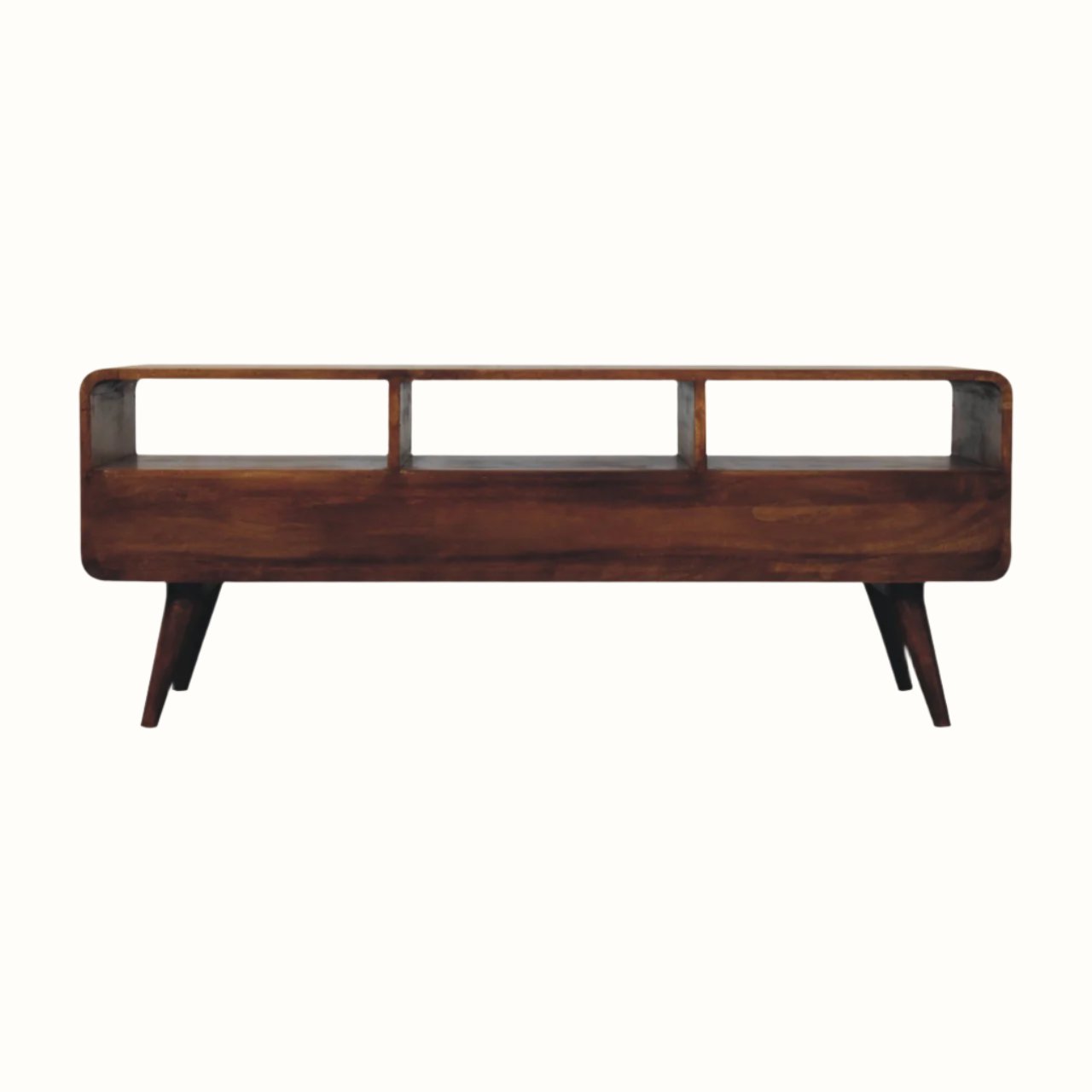 Bokel Home TV Stands Hamade Open TV Stand, Large - Chestnut