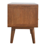 Bokel Home TV Stands Hamade Open TV Stand, Medium - Chestnut