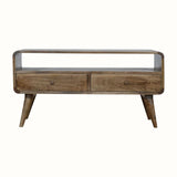 Bokel Home TV Stands Hamade Open TV Stand, Medium - Grey Wash