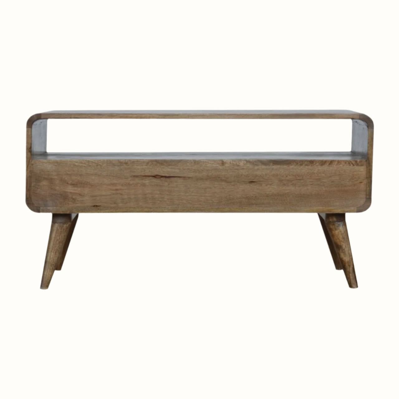 Bokel Home TV Stands Hamade Open TV Stand, Medium - Grey Wash