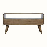Bokel Home TV Stands Hamade Open TV Stand, Medium - Grey Wash