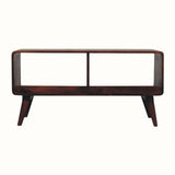 Bokel Home TV Stands Leckie Double TV Stand, Large - Chestnut