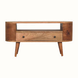 Bokel Home TV Stands Molina Open Media Unit, Medium - Natural