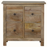 Hartley 4 Drawer Cabinet, Mini - Natural