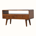 Hamade Open TV Stand, Medium - Chestnut