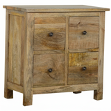 Hartley 4 Drawer Cabinet, Mini - Natural