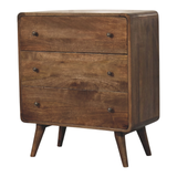 Hamade Chest of 3 Drawers, Medium - Classic Grey