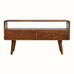 Hamade Open TV Stand, Medium - Chestnut