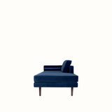 Broste Wind Chaise Longue Left Sided - Insignia Blue