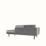 Broste Wind Chaise Longue Left Sided - Drizzle Grey