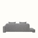 Broste Bay Chais Longue Right - Anthracite Melange