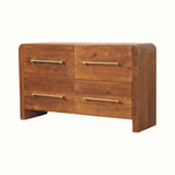Osa 4 Drawer Chest - Tiger Oak