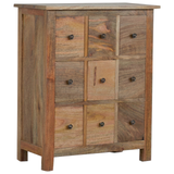 Hartley 9 Drawer Cabinet, Mini - Natural