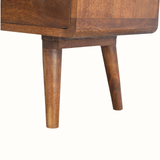 Hamade Open TV Stand, Medium - Chestnut