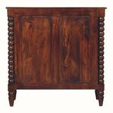 Arlen Spindle Chest of 3 Drawers - Winewood Oak