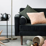 Broste Wind 2 Seater Sofa - Black Velvet