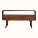 Hamade Open TV Stand, Medium - Chestnut
