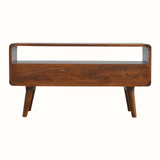 Hamade Open TV Stand, Medium - Chestnut