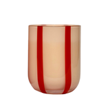 Atina Tumbler Glass - Pink & Red