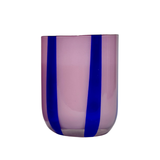 Atina Tumbler Glass - Lilac & Navy