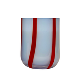 Atina Tumbler Glass - Blue & Red